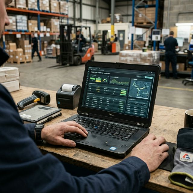 Operación industrial y validaciones